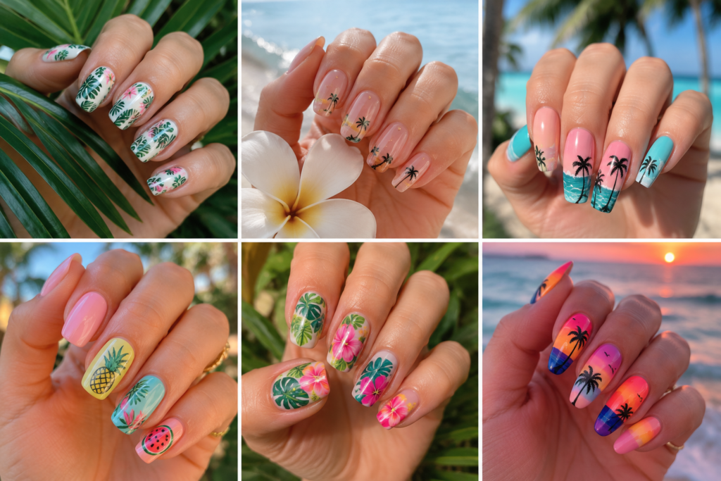 Creative summer nail art